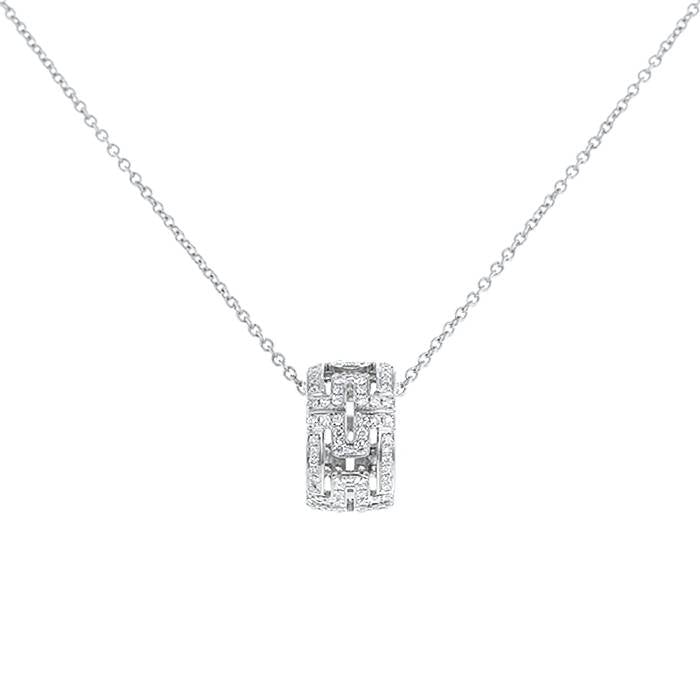 [Love More]PARENTESI HALSKETTE SILBER DIAMANT