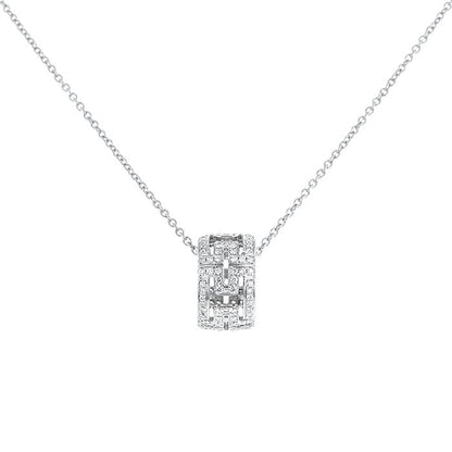 [Love More]PARENTESI HALSKETTE SILBER DIAMANT