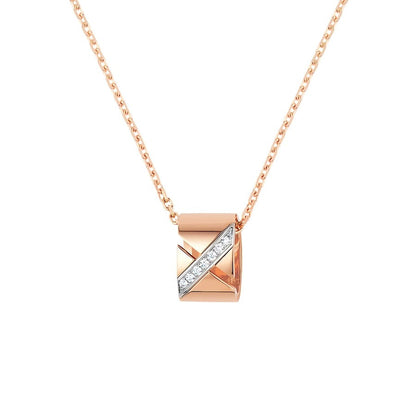 [Love More]LIENS EVIDENCE DIAMOND NECKLACE