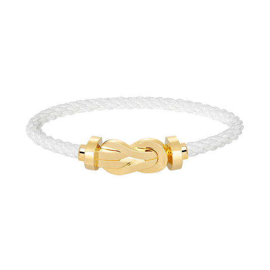 [Love More]CHANCE LARGE 8 FIGURE BUCKLE NO DIAMOND BRACELET GOLD