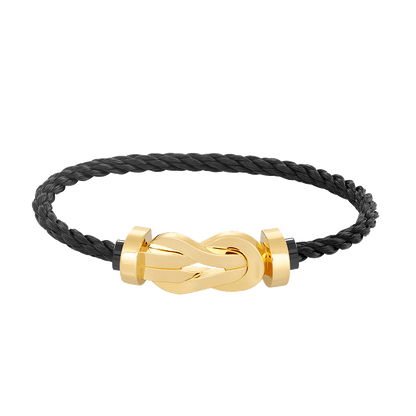 [Love More]CHANCE GROSSE 8-FACH-SCHNALLE OHNE DIAMANTARMBAND GOLD