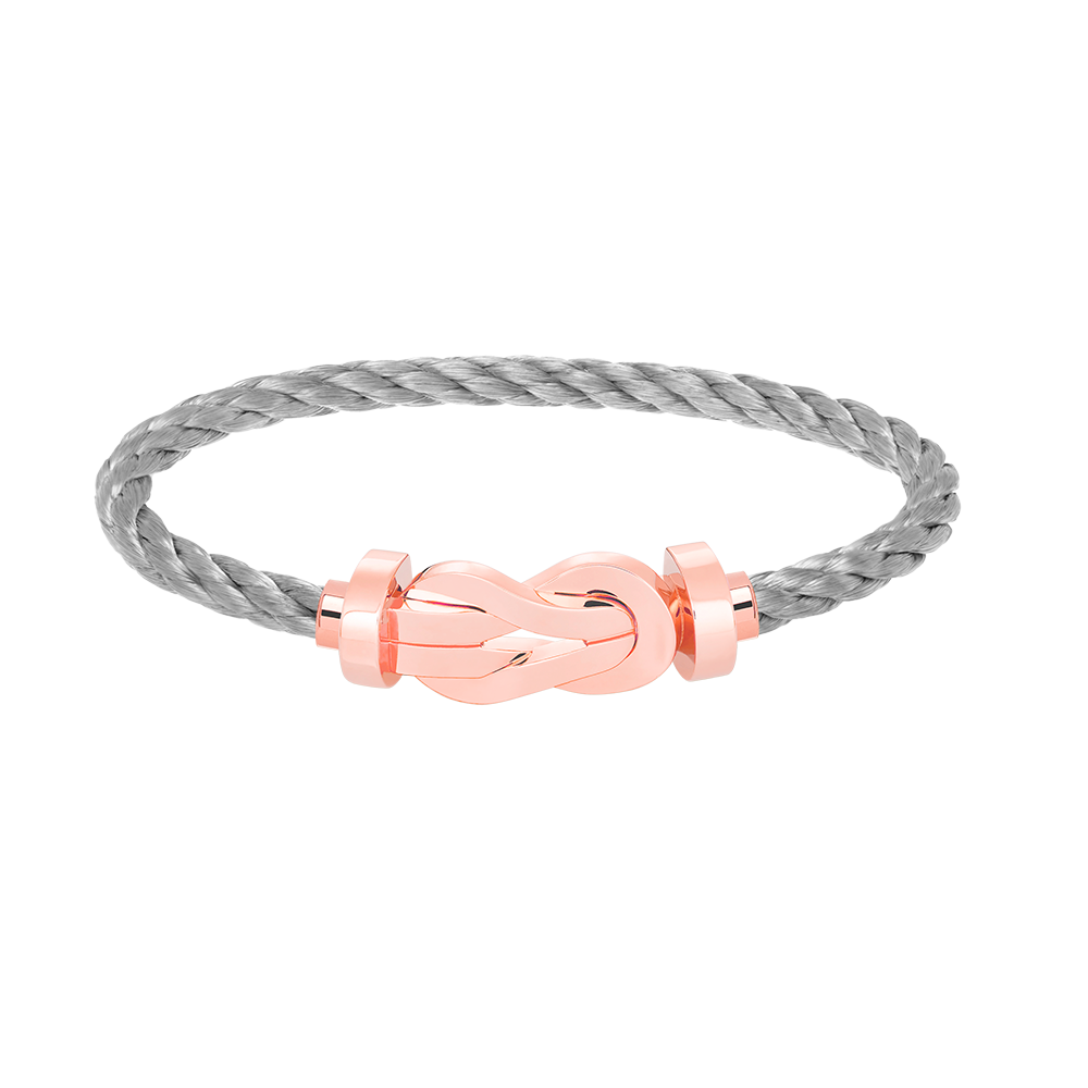 [Love More]CHANCE Großes Armband mit 8-stelliger Schnalle und ohne Diamanten in Roségold