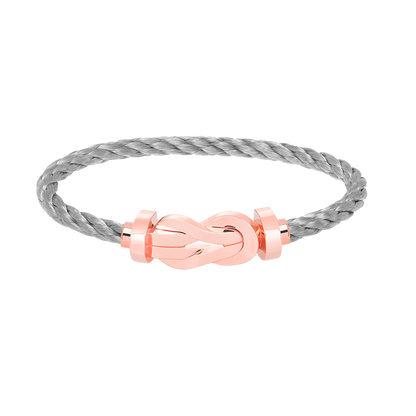 [Love More]CHANCE Großes Armband mit 8-stelliger Schnalle und ohne Diamanten in Roségold