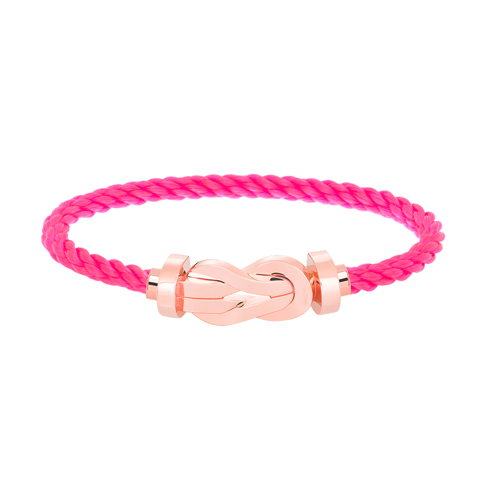 [Love More]CHANCE Großes Armband mit 8-stelliger Schnalle und ohne Diamanten in Roségold