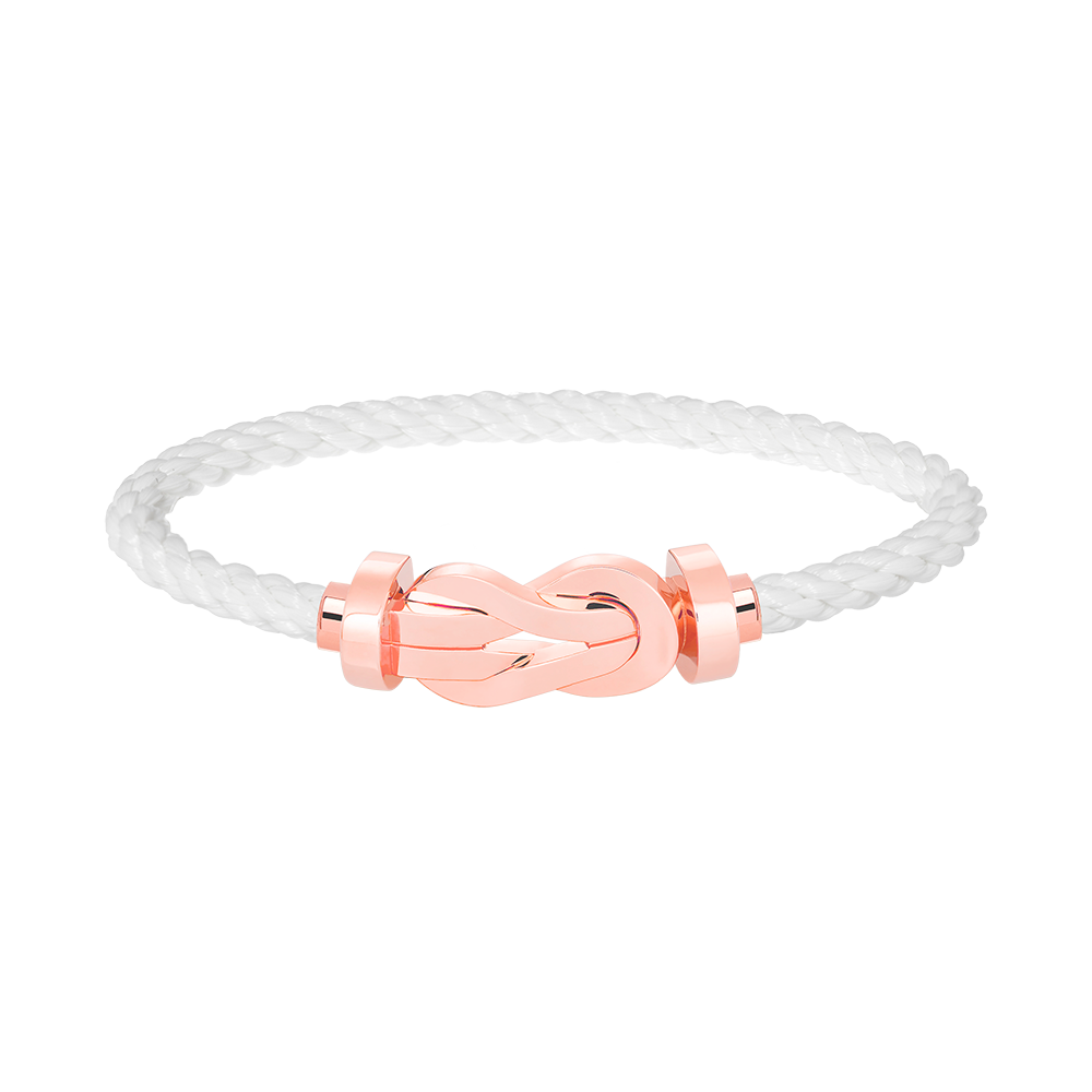 [Love More]CHANCE Großes Armband mit 8-stelliger Schnalle und ohne Diamanten in Roségold