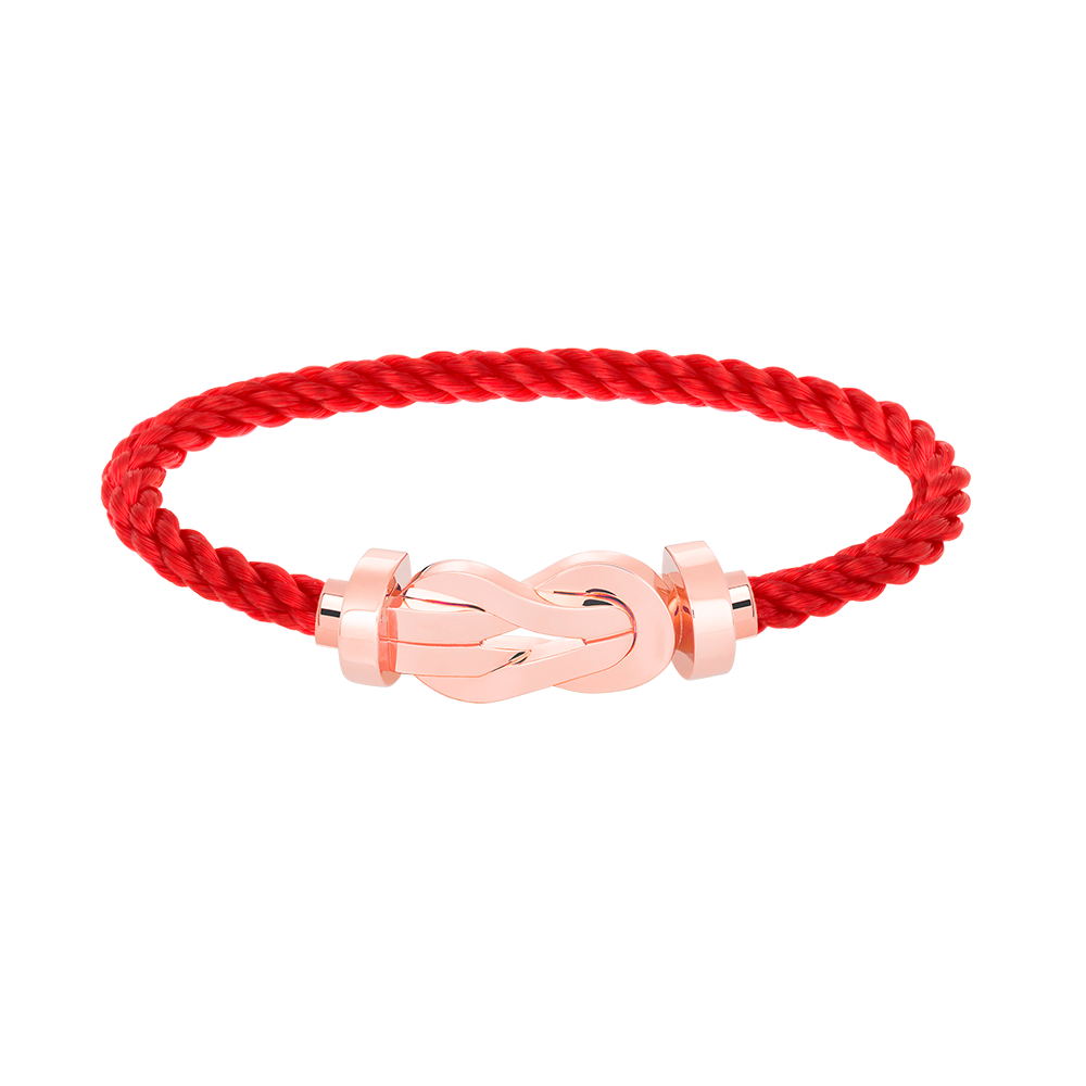 [Love More]CHANCE Großes Armband mit 8-stelliger Schnalle und ohne Diamanten in Roségold