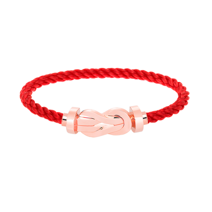 [Love More]CHANCE Großes Armband mit 8-stelliger Schnalle und ohne Diamanten in Roségold