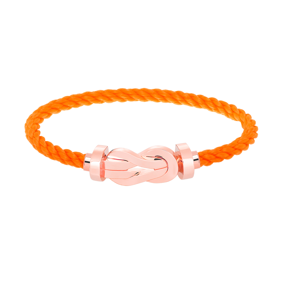 [Love More]CHANCE Großes Armband mit 8-stelliger Schnalle und ohne Diamanten in Roségold