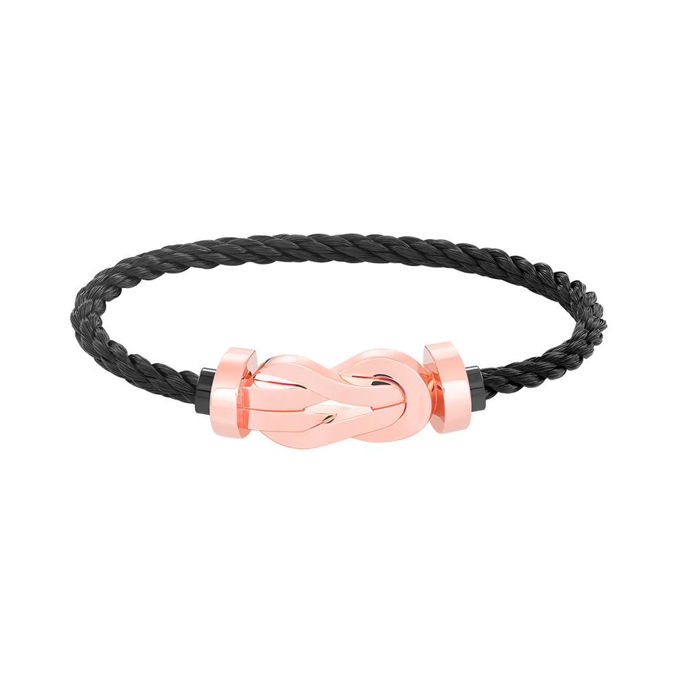 [Love More]CHANCE Großes Armband mit 8-stelliger Schnalle und ohne Diamanten in Roségold