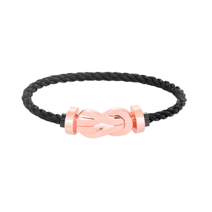 [Love More]CHANCE Großes Armband mit 8-stelliger Schnalle und ohne Diamanten in Roségold