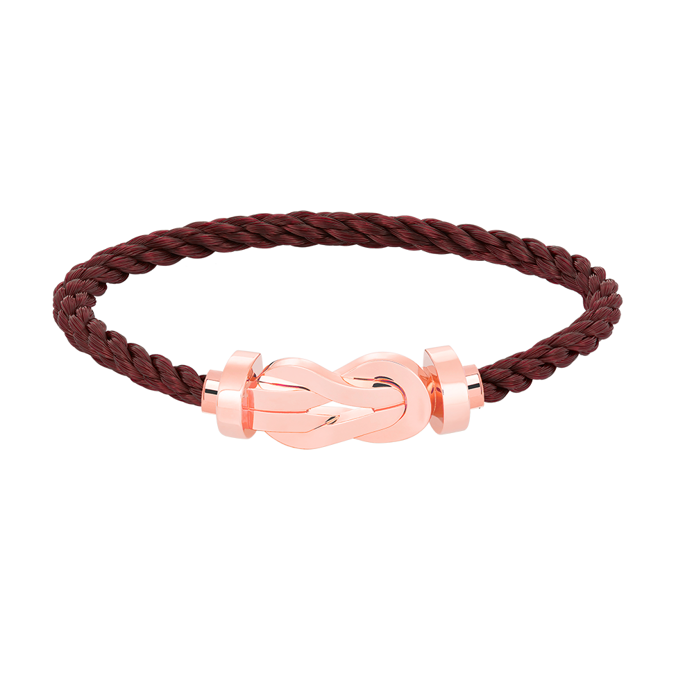 [Love More]CHANCE Großes Armband mit 8-stelliger Schnalle und ohne Diamanten in Roségold