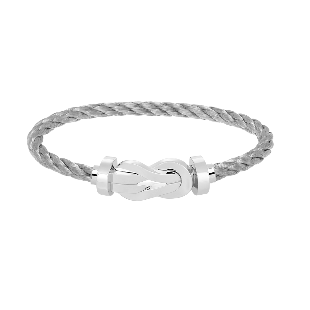 [Love More]CHANCE GROSSE 8-FACH-SCHNALLE OHNE DIAMANTARMBAND SILBER