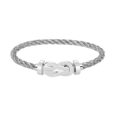 [Love More]CHANCE GROSSE 8-FACH-SCHNALLE OHNE DIAMANTARMBAND SILBER