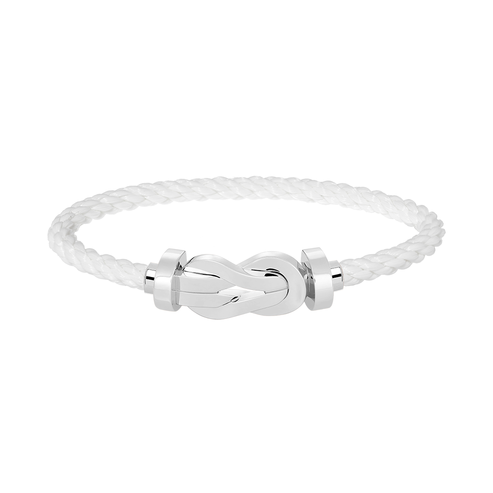 [Love More]CHANCE GROSSE 8-FACH-SCHNALLE OHNE DIAMANTARMBAND SILBER