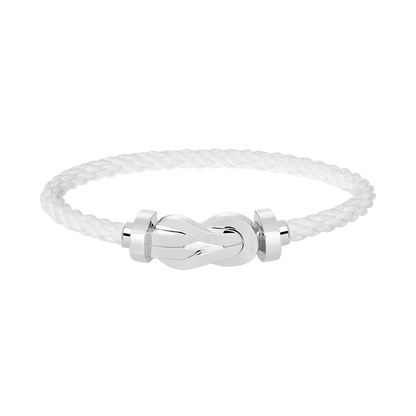 [Love More]CHANCE GROSSE 8-FACH-SCHNALLE OHNE DIAMANTARMBAND SILBER