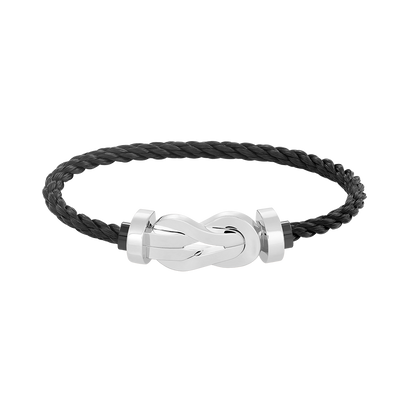 [Love More]CHANCE GROSSE 8-FACH-SCHNALLE OHNE DIAMANTARMBAND SILBER