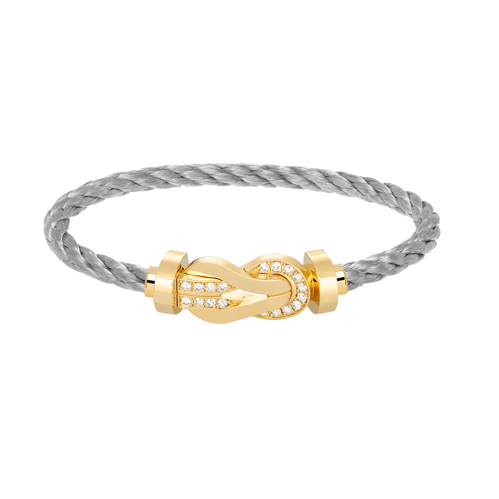 [Love More]CHANCE GROSSES 8-FACH-SCHNALLE HALBDIAMANTARMBAND GOLD