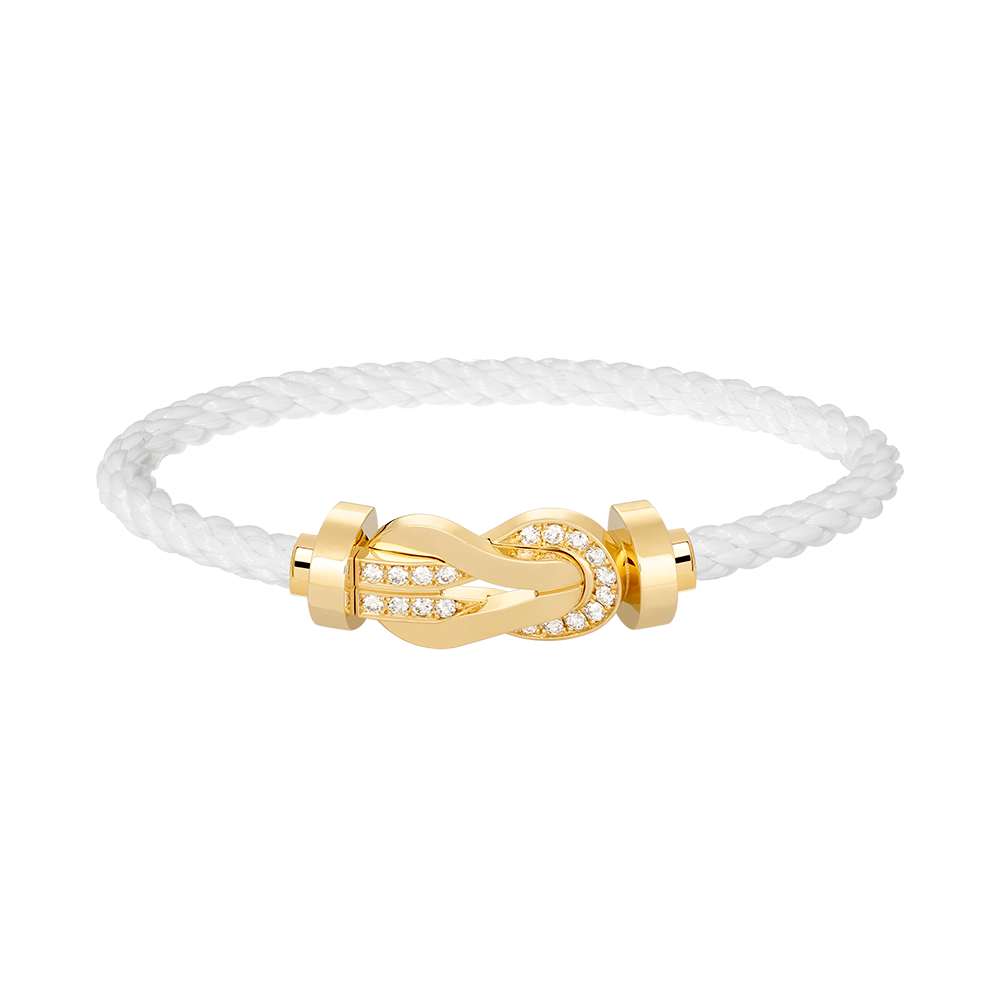 [Love More]CHANCE GROSSES 8-FACH-SCHNALLE HALBDIAMANTARMBAND GOLD