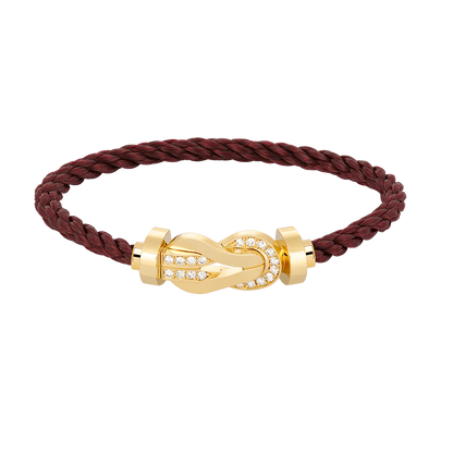 [Love More]CHANCE GROSSES 8-FACH-SCHNALLE HALBDIAMANTARMBAND GOLD