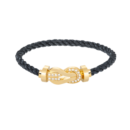 [Love More]CHANCE GROSSES 8-FACH-SCHNALLE HALBDIAMANTARMBAND GOLD