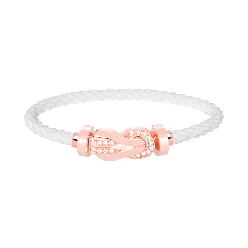 [Love More]CHANCE GROSSES 8-FACH-SCHNALLE HALBDIAMANTARMBAND ROSÉGOLD