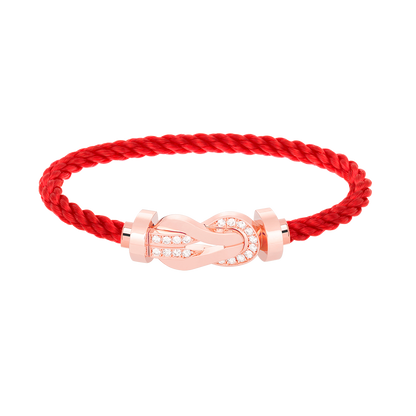 [Love More]CHANCE GROSSES 8-FACH-SCHNALLE HALBDIAMANTARMBAND ROSÉGOLD