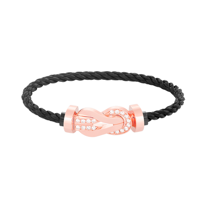 [Love More]CHANCE GROSSES 8-FACH-SCHNALLE HALBDIAMANTARMBAND ROSÉGOLD