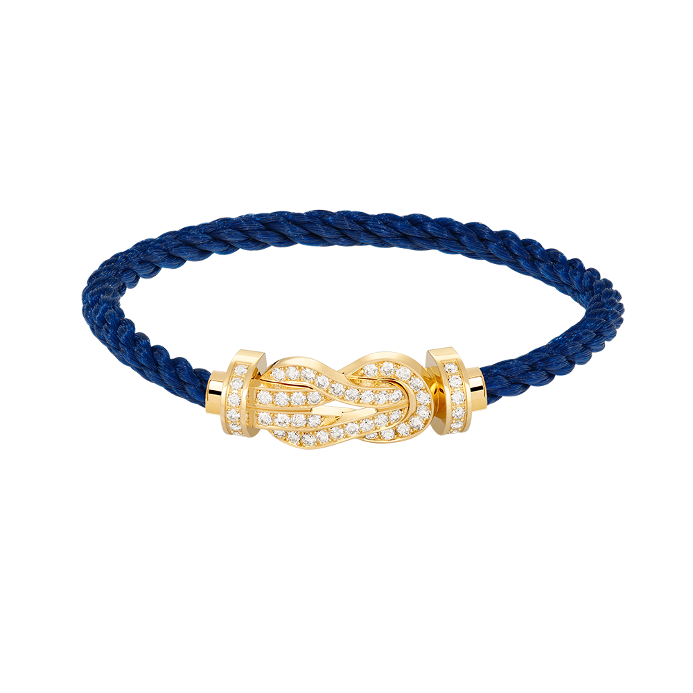 [Love More]CHANCE Großes Armband mit 8-stelliger Schnalle und Volldiamanten in Gold