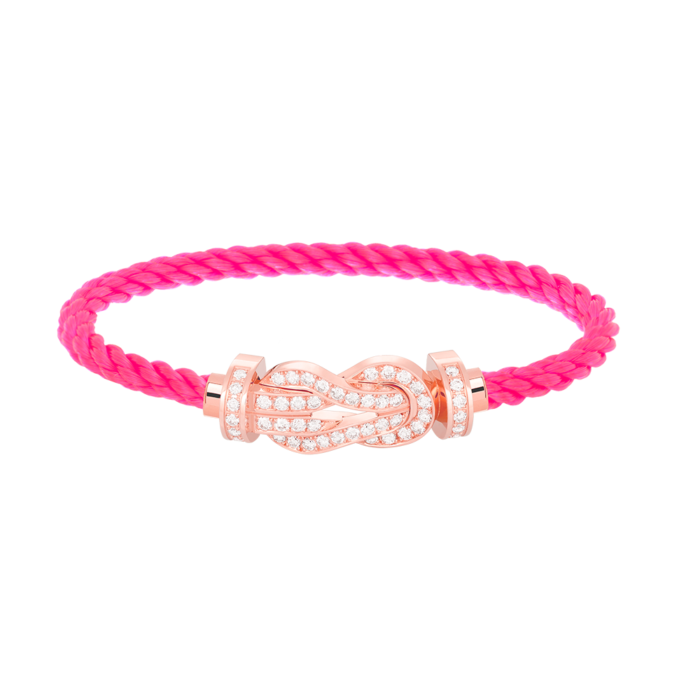 [Love More]CHANCE Großes Armband mit 8-stelliger Schnalle und Diamanten in Roségold