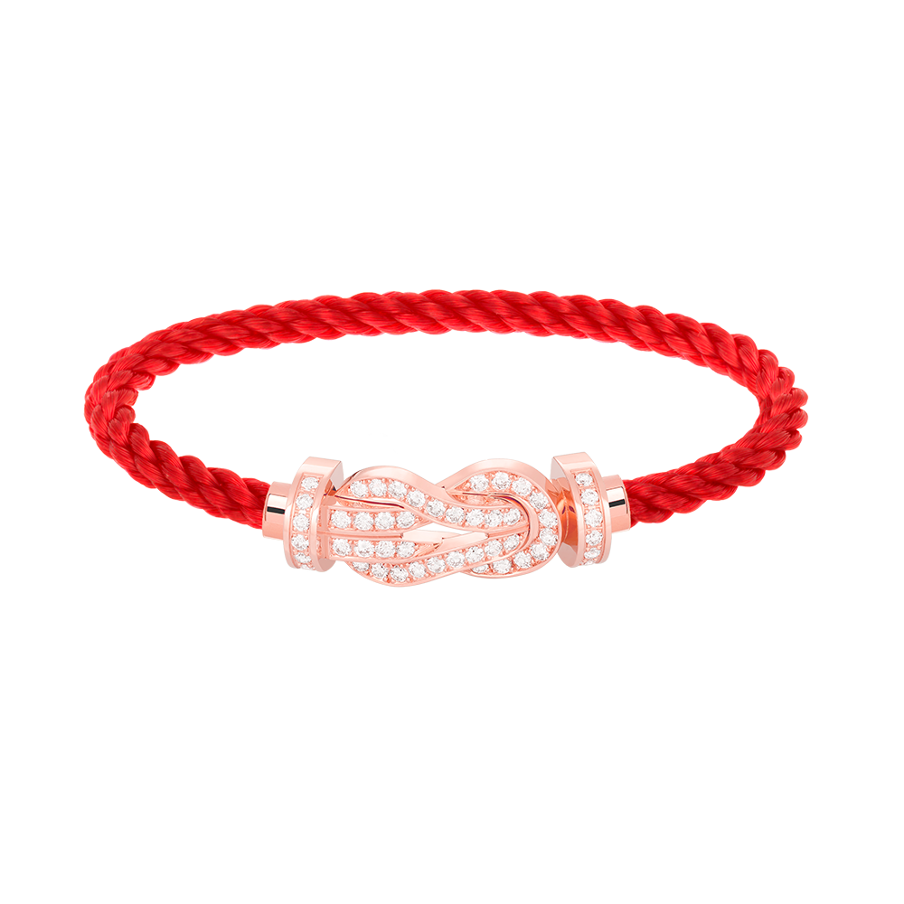 [Love More]CHANCE Großes Armband mit 8-stelliger Schnalle und Diamanten in Roségold