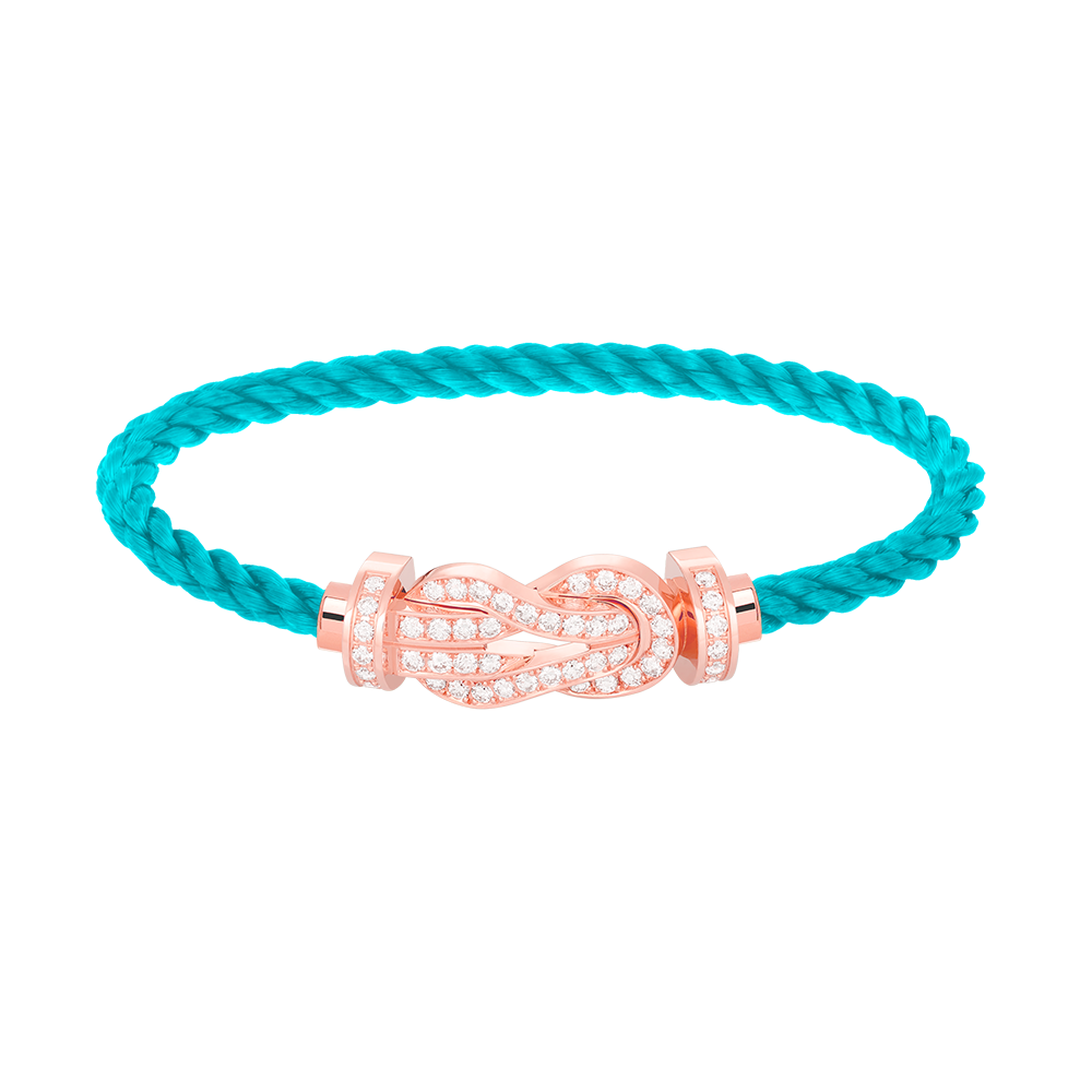 [Love More]CHANCE Großes Armband mit 8-stelliger Schnalle und Diamanten in Roségold