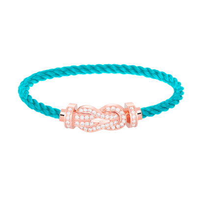 [Love More]CHANCE Großes Armband mit 8-stelliger Schnalle und Diamanten in Roségold