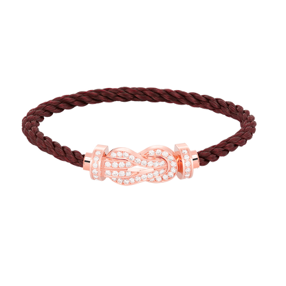 [Love More]CHANCE Großes Armband mit 8-stelliger Schnalle und Diamanten in Roségold