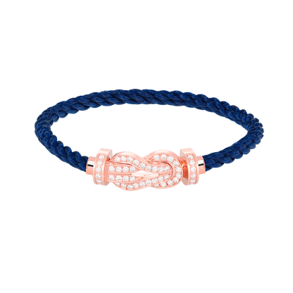 [Love More]CHANCE Großes Armband mit 8-stelliger Schnalle und Diamanten in Roségold