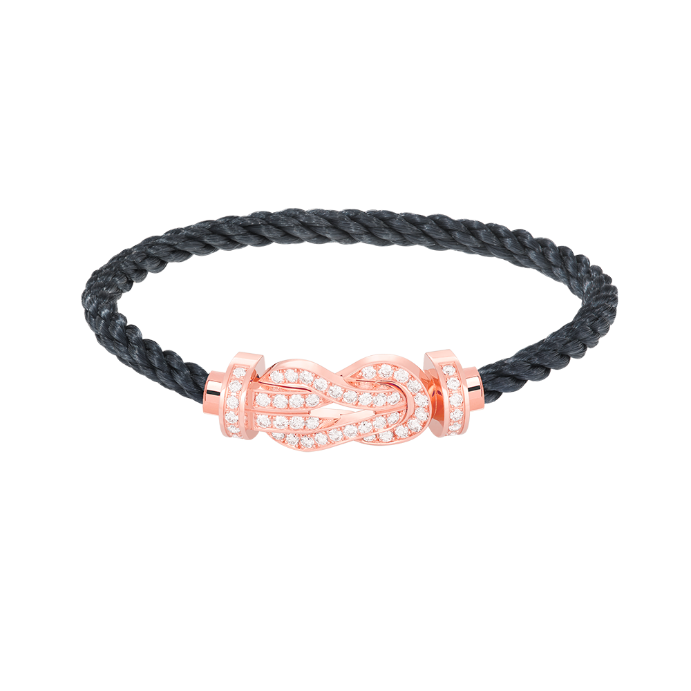 [Love More]CHANCE Großes Armband mit 8-stelliger Schnalle und Diamanten in Roségold