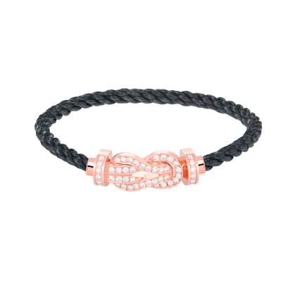 [Love More]CHANCE Großes Armband mit 8-stelliger Schnalle und Diamanten in Roségold