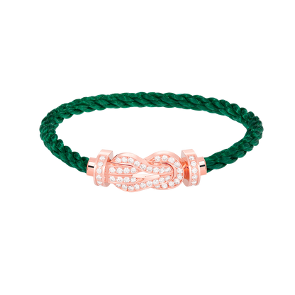 [Love More]CHANCE Großes Armband mit 8-stelliger Schnalle und Diamanten in Roségold