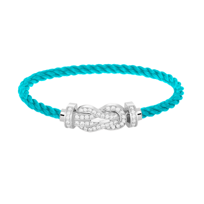 [Love More]CHANCE Großes Armband mit 8-stelliger Schnalle und Diamanten in Silber