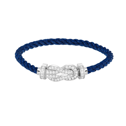 [Love More]CHANCE Großes Armband mit 8-stelliger Schnalle und Diamanten in Silber