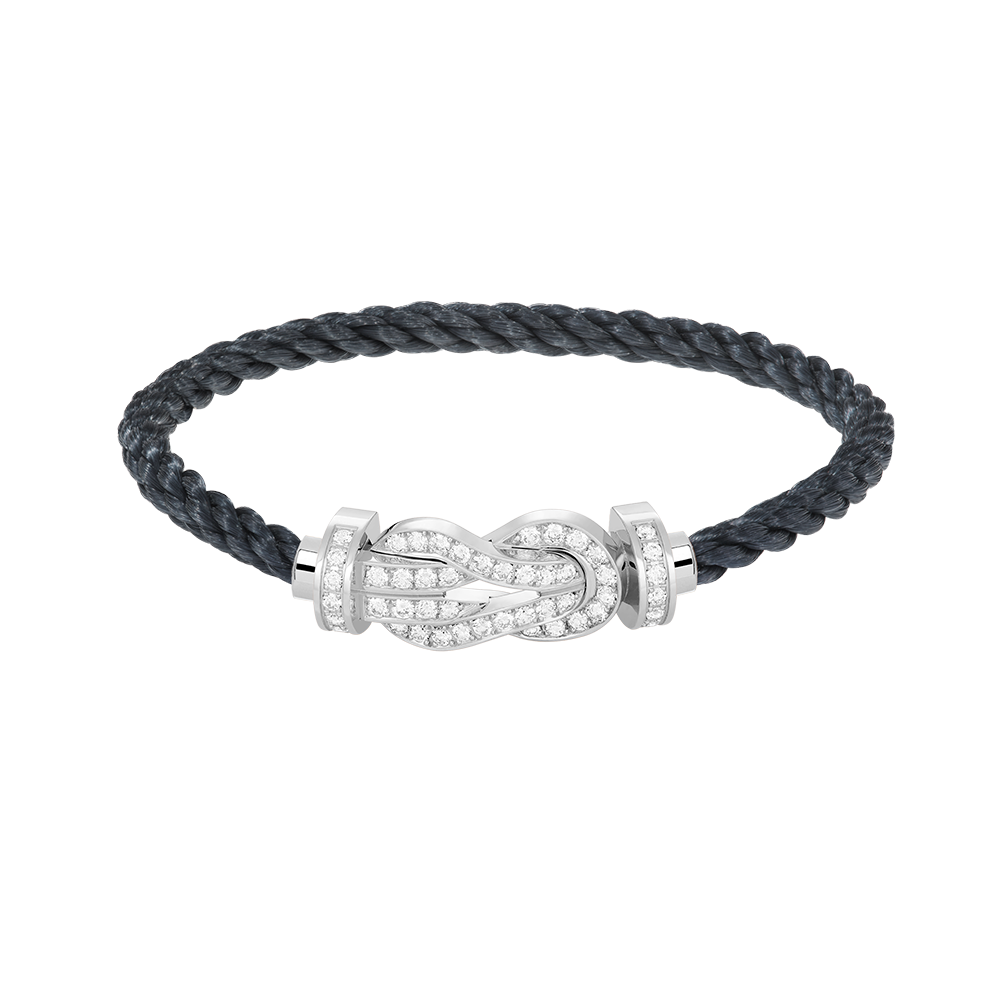 [Love More]CHANCE Großes Armband mit 8-stelliger Schnalle und Diamanten in Silber