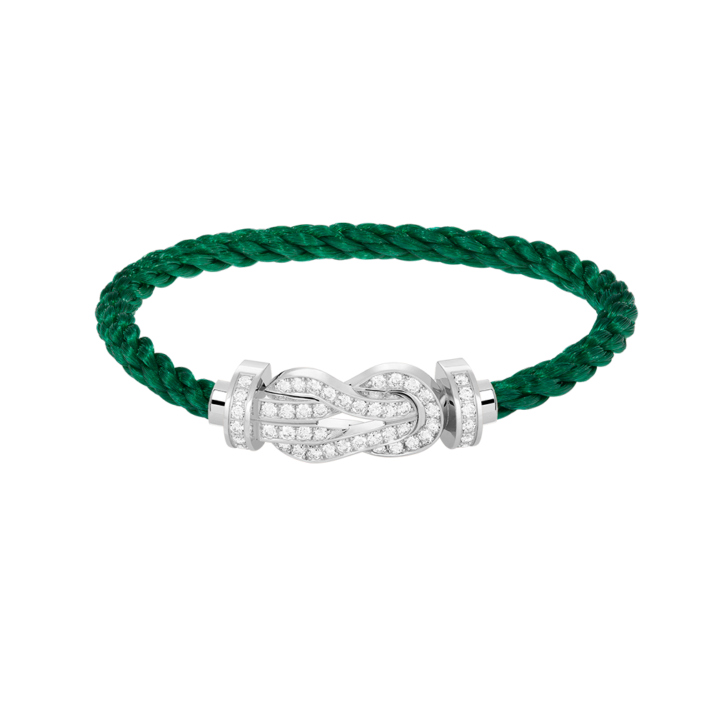 [Love More]CHANCE Großes Armband mit 8-stelliger Schnalle und Diamanten in Silber