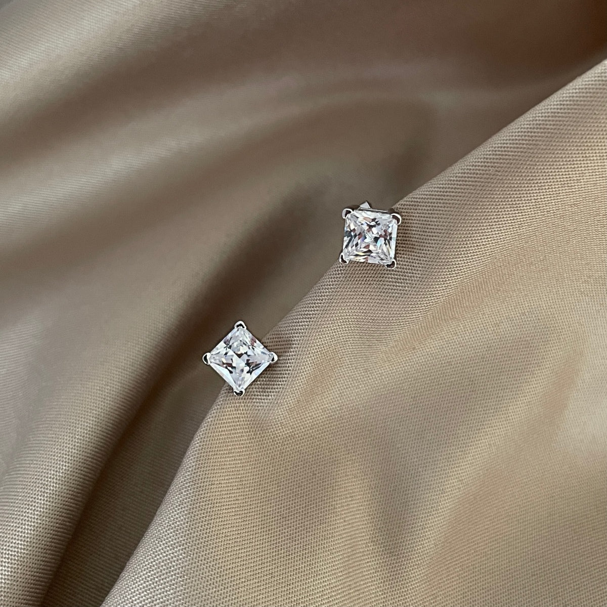 Delicate Square Shape Earrings