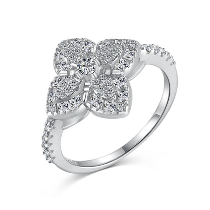 Luxurious Colorful Flower Shape Banquet Ring