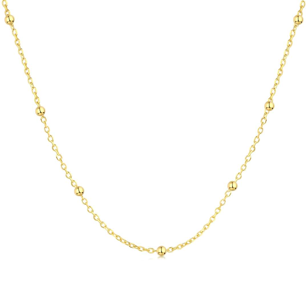 Small Bead Clavicle Chain Simple Necklace