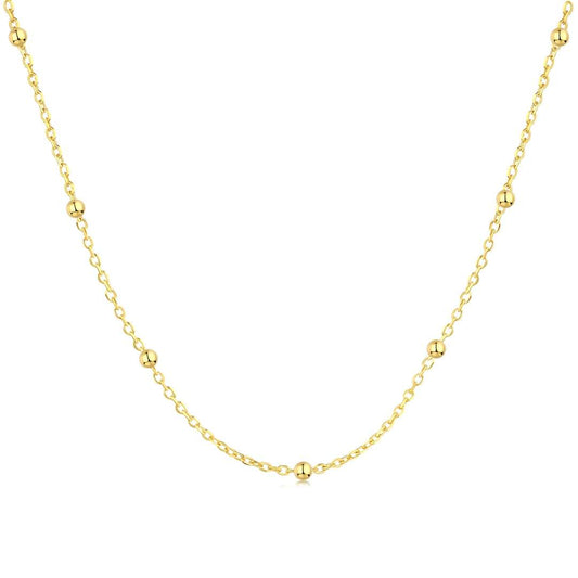 Small Bead Clavicle Chain Simple Necklace