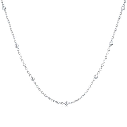 Small Bead Clavicle Chain Simple Necklace