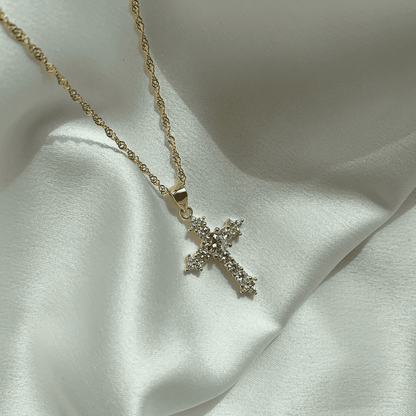 Delicate Cross Shape Necklace