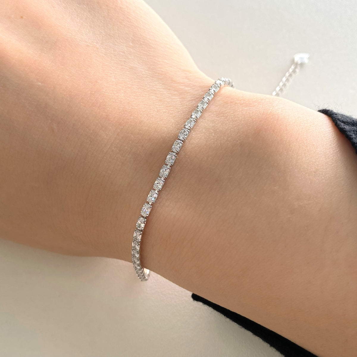 Elegant Emerald Cut Daily Bracelet