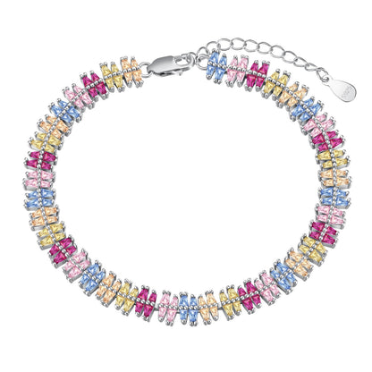 Sparkling Exquisite Multi Cut Party Bracelet