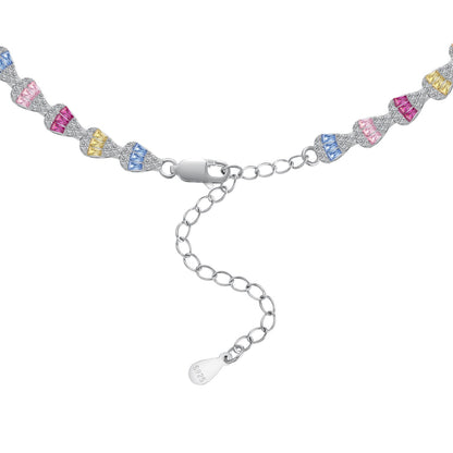 Radiant Colorful Rainbow Necklace